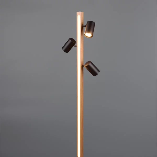 Vloerlamp Bobbie Hout - Afbeelding 4