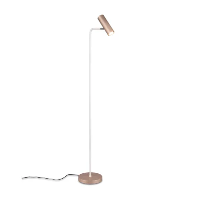 vloerlamp warm grijs gu10 spot met knop