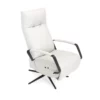 industriële relaxstoel open relaxfauteuil leer